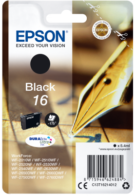 EPSON 16 Pen+Crossword 5.4ml BK, 16 Pen+Crossword 5.4ml BK