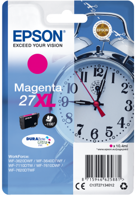 EPSON 27XL Alarm Clock 10.4ml MG, 27XL Alarm Clock 10.4ml MG