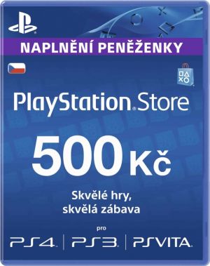 PlayStation Live Cards Hang 500Kč - pouze pro CZ PS Store