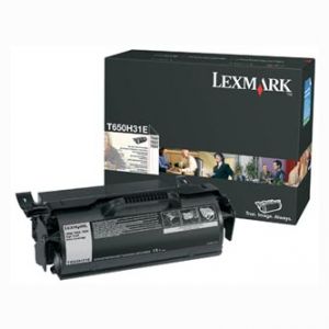 LEXMARK originální toner T650H31E, black, 25000str., high capacity, LEXMARK T650,T650dn,T6