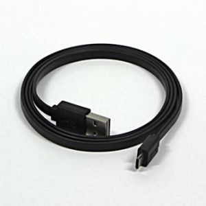 Kabel USB (2.0), USB A M- USB micro M, 1m, reversible, černý, LOGO, blistr