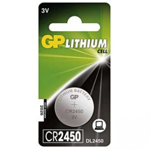 Baterie lithiová, CR2450, 3V, GP, blistr, 1-pack
