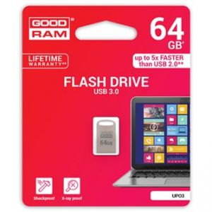 GOODRAM USB flash disk, 3.0, 64GB, UPO3, stříbrná, UPO3-0640S0R11