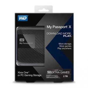 WESTERN DIGITAL externí pevný disk, My Passport X, 2.5", USB 3.0, 2TB, WDBCRM0020BBK-EESN,