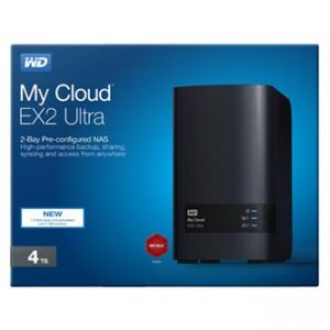 WESTERN DIGITAL NAS externí pevný disk, My Cloud EX2 Ultra, 3.5", 4TB, USB3.0/RJ45, WDBVBZ