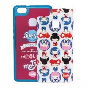 Kryty pro APPLE iPhone 7, růžové, TPU, PC, Dress Me Kawaii, 2v1, Smile