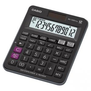 Kalkulačka CASIO MJ 120 D PLUS, černá, stolní