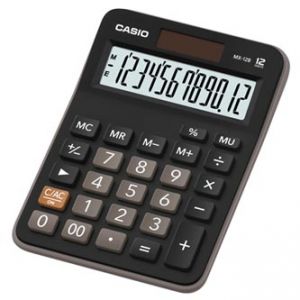 Kalkulačka CASIO MX 12 B, černá, stolní