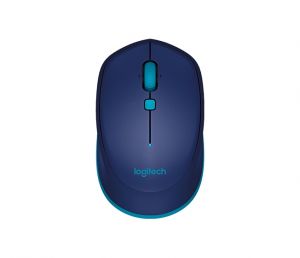 LOGITECH myš Bluetooth Mouse M535, optická, unifying přijímač, 3 tlačítka, modrá