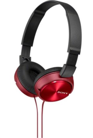 SONY sluchátka MDR-ZX310 červené