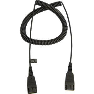 JABRA Extension cord, QD-QD, 0,5-2m, coiled