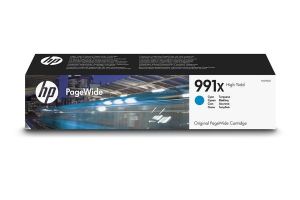 HP originální ink M0J90AE, HP 991X, cyan, 16000str., 193ml, HP HP PageWide Pro 750dw, MFP