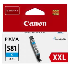 CANON CLI-581XXL azurová pro PIXMA TS615x, TS625x, TS635x, TR7550, TS815x (820s