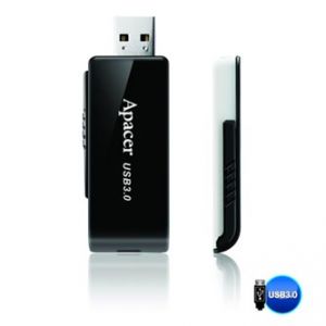 APACER USB Flash Drive, 3.0, 32GB, AH350 32GB Flash Drive, černý, AP32GAH350B-1