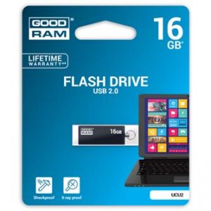 GOODRAM USB flash disk, 2.0, 16GB, UCU2, černý, UCU2-0160K0R11