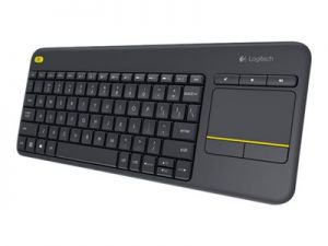 LOGITECH Wireless Touch Keyboard K400 Plus - Klávesnice - bezdrátový - 2.4 GHz - angličtin