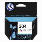 HP originální ink N9K05AE, HP 304, Tri-color, 100str., HP HP DeskJet 3720, HP DeskJet3730