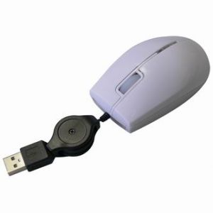 ALL NEW Myš M-92, optická, 3tl., 1 kolečko, USB, bílá, 800DPI, mini