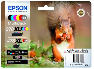 EPSON Multipack 6-colours 478XL Claria Photo HD Ink