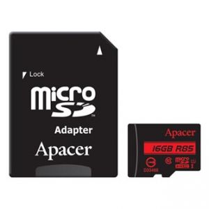 APACER paměťová karta Secure Digital, 16GB, microSDHC, AP16GMCSH10U5-R, Class 10 UHS-I U1