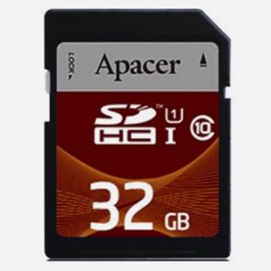 APACER paměťová karta Secure Digital, 32GB, SDHC, AP32GSDHC10U1-R, Class 10 UHS-I