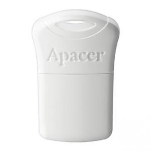 APACER USB Flash Drive, 2.0, 16GB, AH116, bílý, AP16GAH116W-1