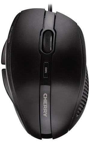CHERRY myš MC 3000, USB, drátová, ergonomická, černá