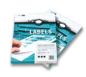 Samolepící etikety 100 listů A4, 24 etiket, 70x36