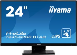 24" IIYAMA T2454MSC-B1AG - IPS,FullHD,5ms,250cd/m2, 1000:1,16:9,VGA,HDMI,repro, touch