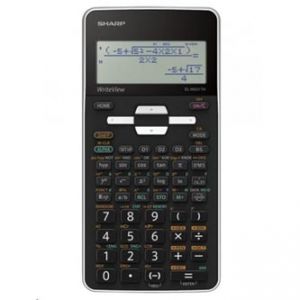 Kalkulačka SHARP, EL-W531TH, bílá, vědecká, bodový displej, plastové klávesy, automatické