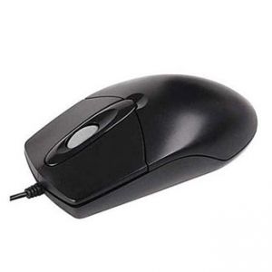 A4TECH Myš OP-760 Black, optická, 3tl., 1 kolečko, drátová (USB), černá, 800DPI, klasická