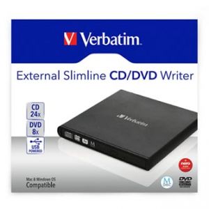 VERBATIM externí mechanika DVD - RW Rewriter USB 2.0 Black