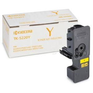 KYOCERA originální toner TK-5220Y žlutý/yellow 1200str., KYOCERA 5521, 5521cdn, 55