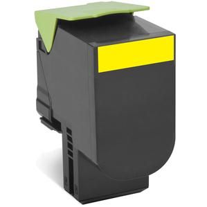 LEXMARK originální toner 80C2HYE, yellow, 3000str., LEXMARK CX410/510