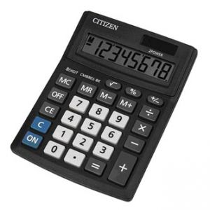 CITIZEN Kalkulačka CMB801-BK, černá, stolní, osmimístná, duální napájení