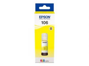 EPSON 106 - 70 ml - žlutá - originál - inkoustový zásobník - pro EcoTank ET-7700, ET-7750;