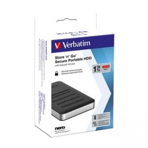 VERBATIM externí pevný disk, Store Save, 2.5", 1TB, USB 3.1, 53401, černý