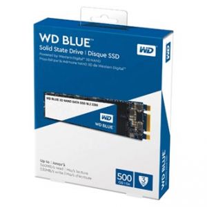 SSD Western Digital M.2 SATA III, 500GB, GB, WD Blue 3D NAND, WDS500G2B0B 500 MB/s,540 MB/