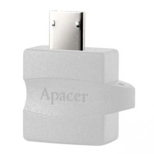 Redukce USB (2.0), USB micro B (2.0)- USB A (2.0), 0m, bílá, APACER