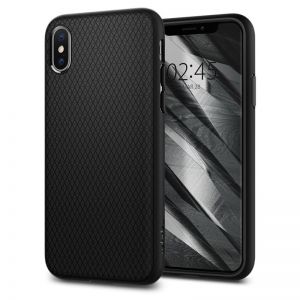 SPIGEN Liquid Air, black - APPLE iPhone XS/X