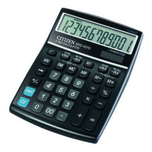 CITIZEN Kalkulačka SDC4310, černá, stolní, dvanáctimístná