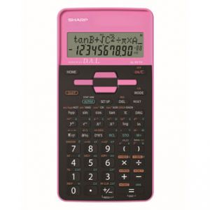 Kalkulačka SHARP EL531THBPK, černo-růžová, školní