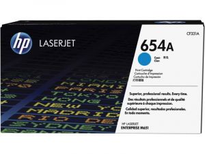 HP originální toner CF331A 654A Cyan/Modrý 15000str. HP Color LaserJet Enterprise