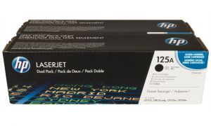 HP originální toner CB540AD, 125A, black, 2x2200str., HP Color LaserJet CP1215, 1515, 1518
