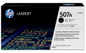 HP originální toner CE400A, black, 5500str., HP 507A, HP LaserJet Enterprise 500 color M55