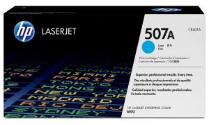 HP originální toner CE401A, cyan, 6000str., HP 507A, HP LaserJet Enterprise 500 color M551