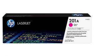 HP originální toner CF403A Magenta/Červený 1400str. 201A HP Color LJ MFP 277, Pro M252,