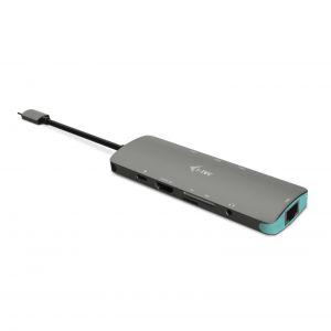 i-tec USB-C Metal Nano Docking Station 4K HDMI LAN + Power Delivery 100W