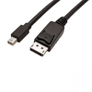 DisplayPort (mini) M- DisplayPort M, miniDP-DP, 1m, černý