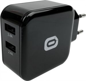 ODZU Wall Charger, black nabíječka, výstup: 2x USB 5V 2.4A